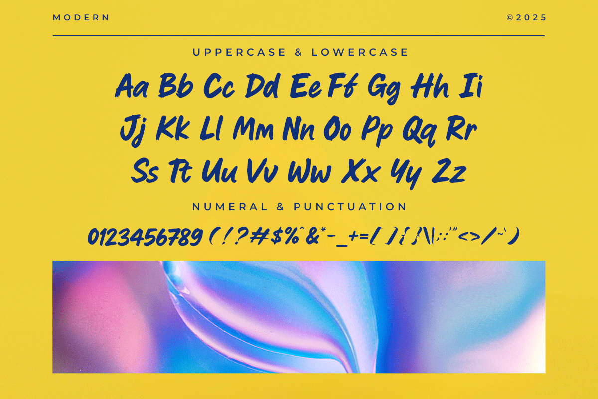 Graph A Modern Brush Font - Image 5