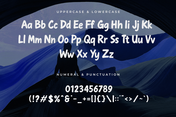Inked Noise A Modern Brush Font - Image 5