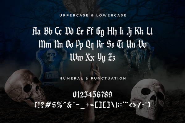 Shadowkill A Modern Blackletter Font - Image 5