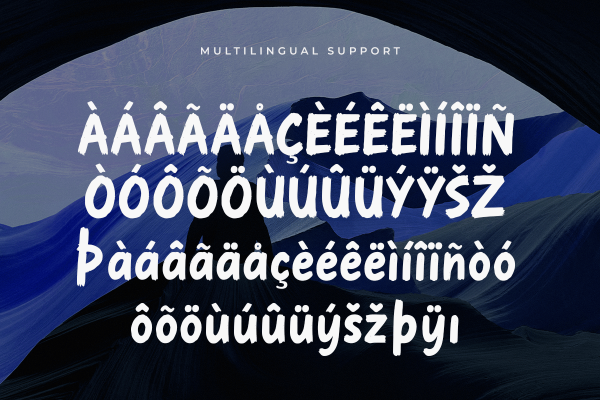 Inked Noise A Modern Brush Font - Image 6