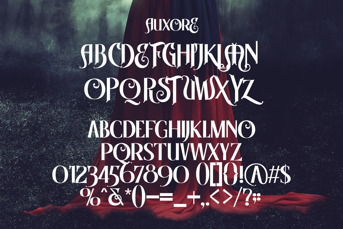 Auxore A Modern Display Unique Font - Image 7