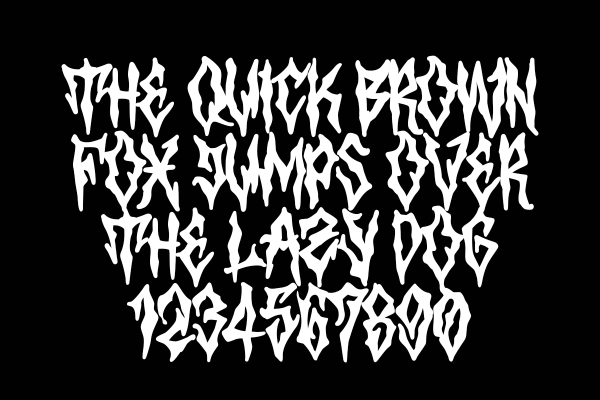 Groundie A Modern Horror Font - Image 7
