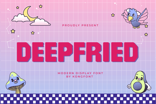 Deepfried A Modern Display Font - Image 2