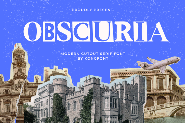 Obscuria A Modern Display Cutout Font - Image 2