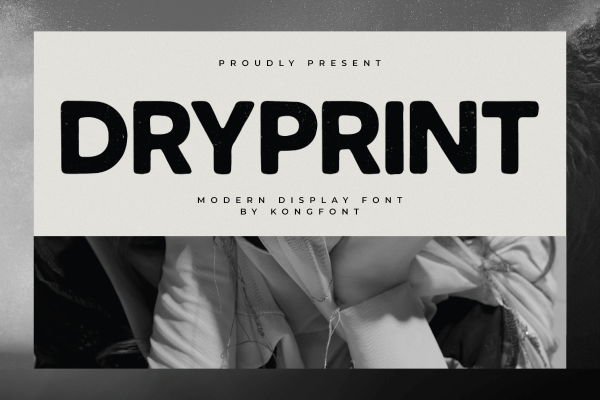 Dryprint A Modern Display Font - Image 2