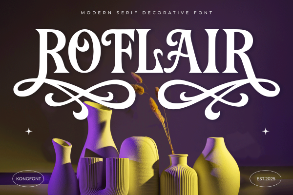 Roflair A Modern Classy Serif Decorative Font - Image 2