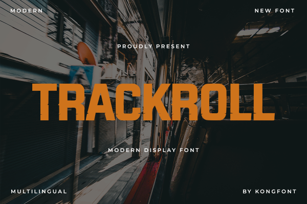 Trackroll A Modern Display Font - Image 2