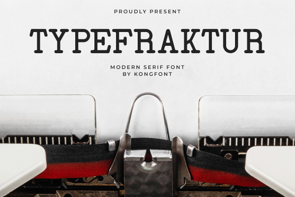 Typefraktur A Modern Classy Serif Font - Image 2