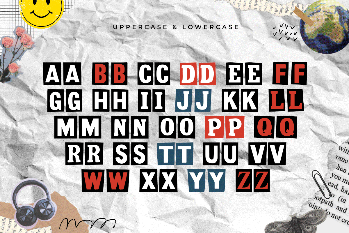 Tapehead A Modern Display Cutout Font - Image 5