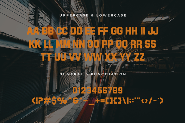 Trackroll A Modern Display Font - Image 5