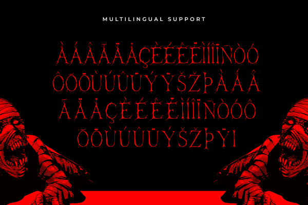 Veindrawn A Modern Horror Font - Image 6