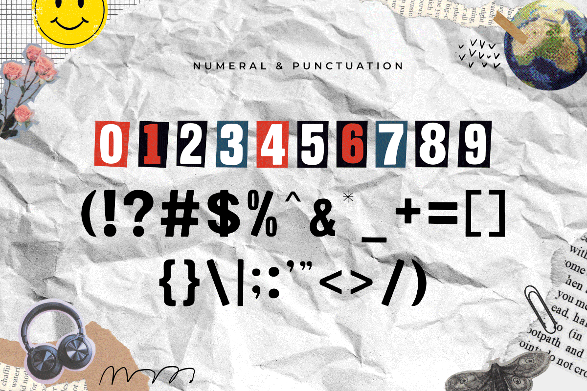 Tapehead A Modern Display Cutout Font - Image 6