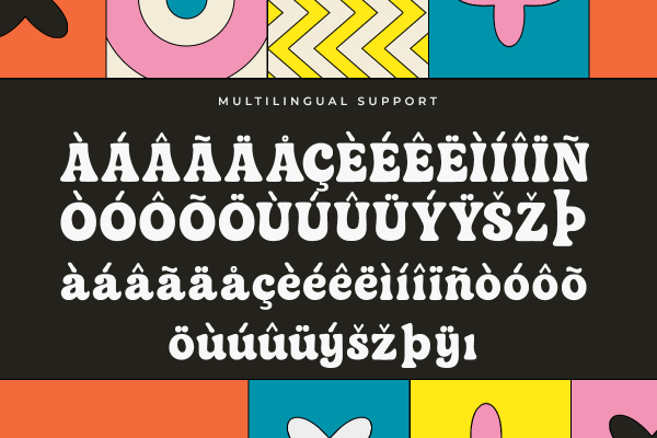 Boogieland Modern Groovy Vintage Font - Image 6