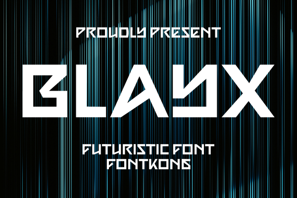 Blayx A Modern Display Futuristic Font - Image 2