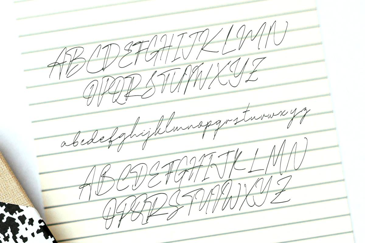 Lineword Modern Handwritten Script Font - Image 8
