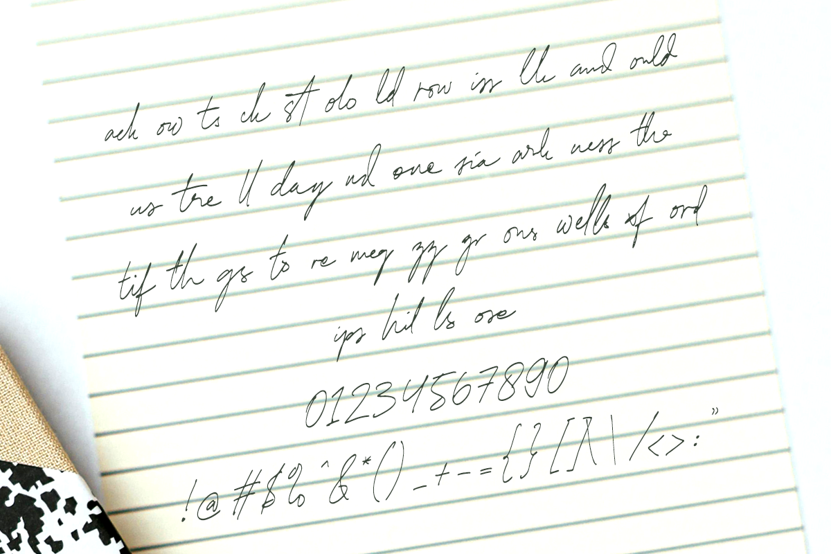 Lineword Modern Handwritten Script Font - Image 9