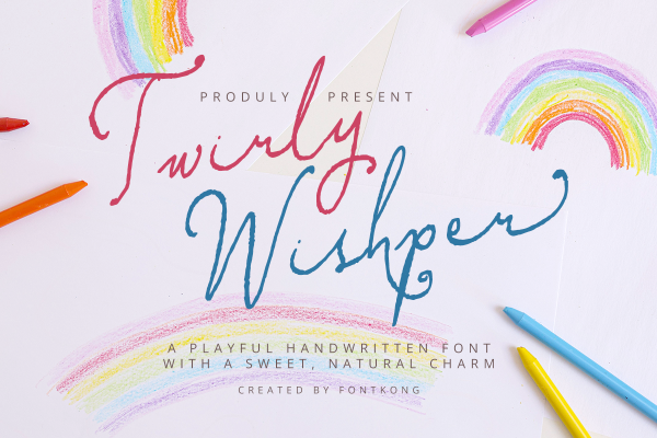 Twirly Wishper Modern Handwritten Script Font - Image 2