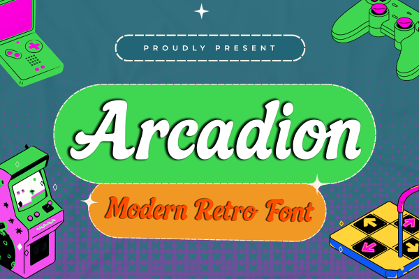 Arcadion A Modern Classy Retro Font - Image 2