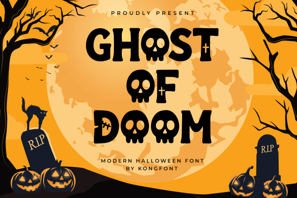Ghost of Doom A Modern Halloween Font - Image 2