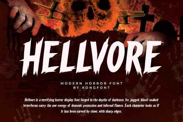 Hellvore A Modern Horror Font - Image 2