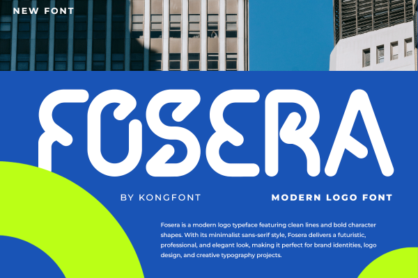 Fosera A Modern Display Logo Font - Image 2