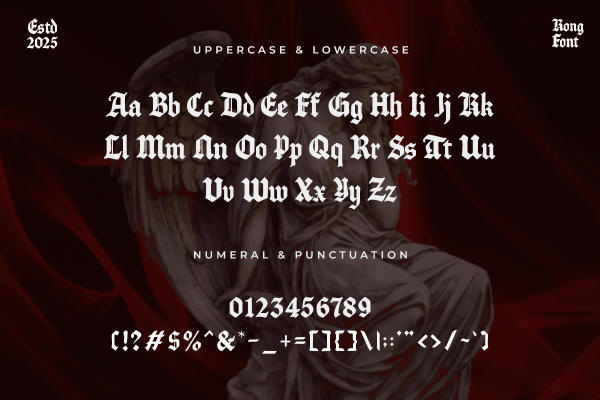 Caldareth A Modern Blackletter Font - Image 5