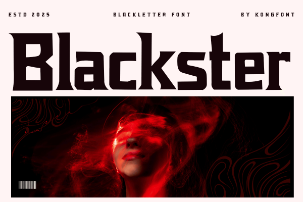 Blackster A Modern Blackletter Font - Image 2