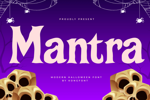 Mantra A Modern Halloween Font - Image 2