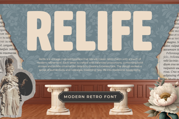 Relife A Modern Retro Font - Image 2