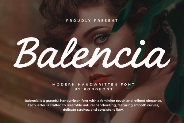 Balencia A Modern Script Font - Image 2