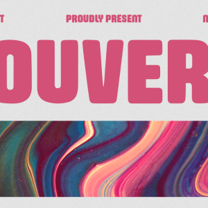 Louvere A Modern Display Logo Font