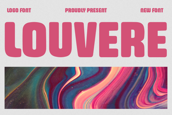 Louvere A Modern Display Logo Font - Image 2