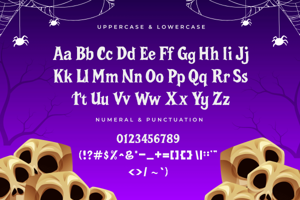 Mantra A Modern Halloween Font - Image 5