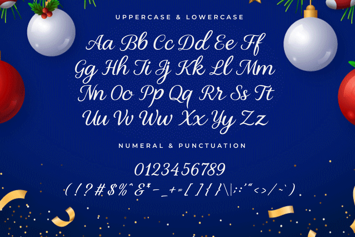 Santa Natale A Modern Script Font - Image 5