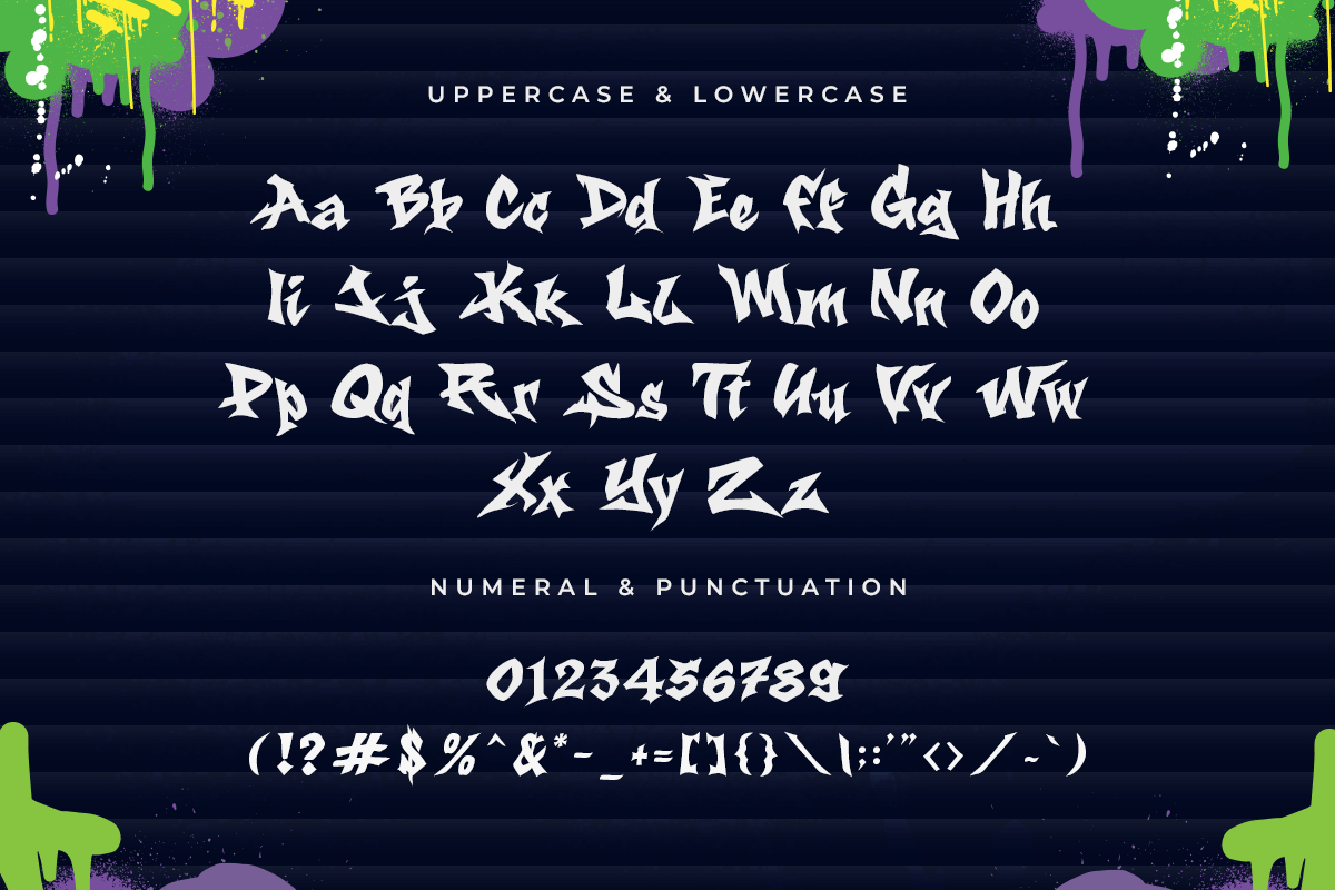 Urban Sketch A Modern Graffiti Font - Image 5