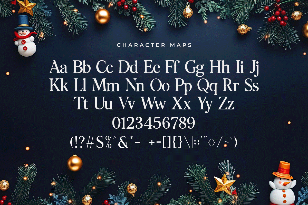 Berrys Christmas A Modern Christmas Font Duo - Image 5