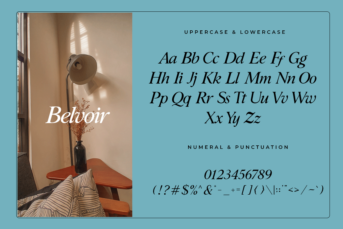 Belvoir A Modern Classy Serif Font - Image 5