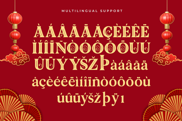 Golden Horse A Modern Display Chinese Font - Image 6