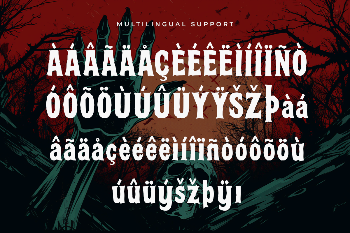 Scary A Modern Horror Font - Image 6