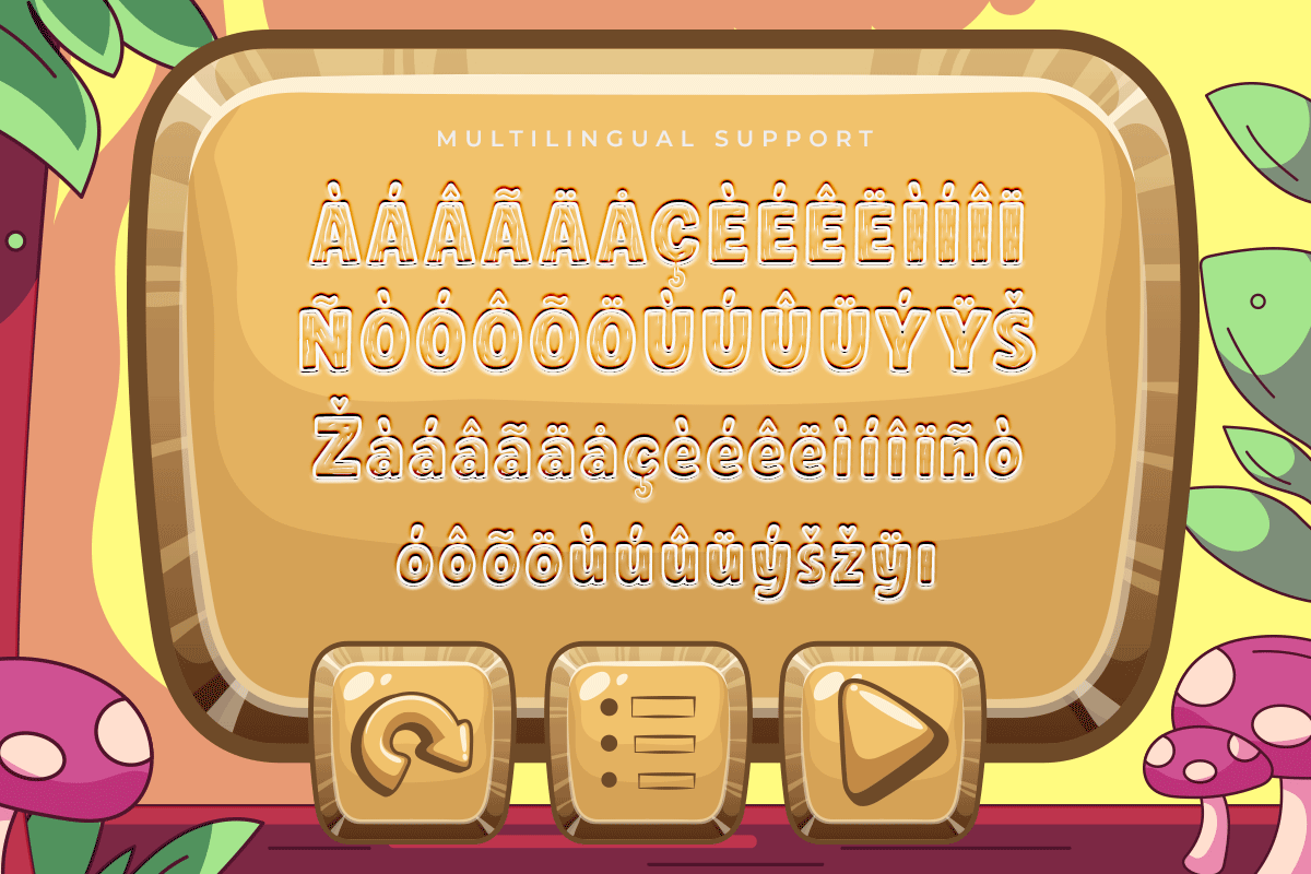 Wood Play A Modern Display Kids Font - Image 6