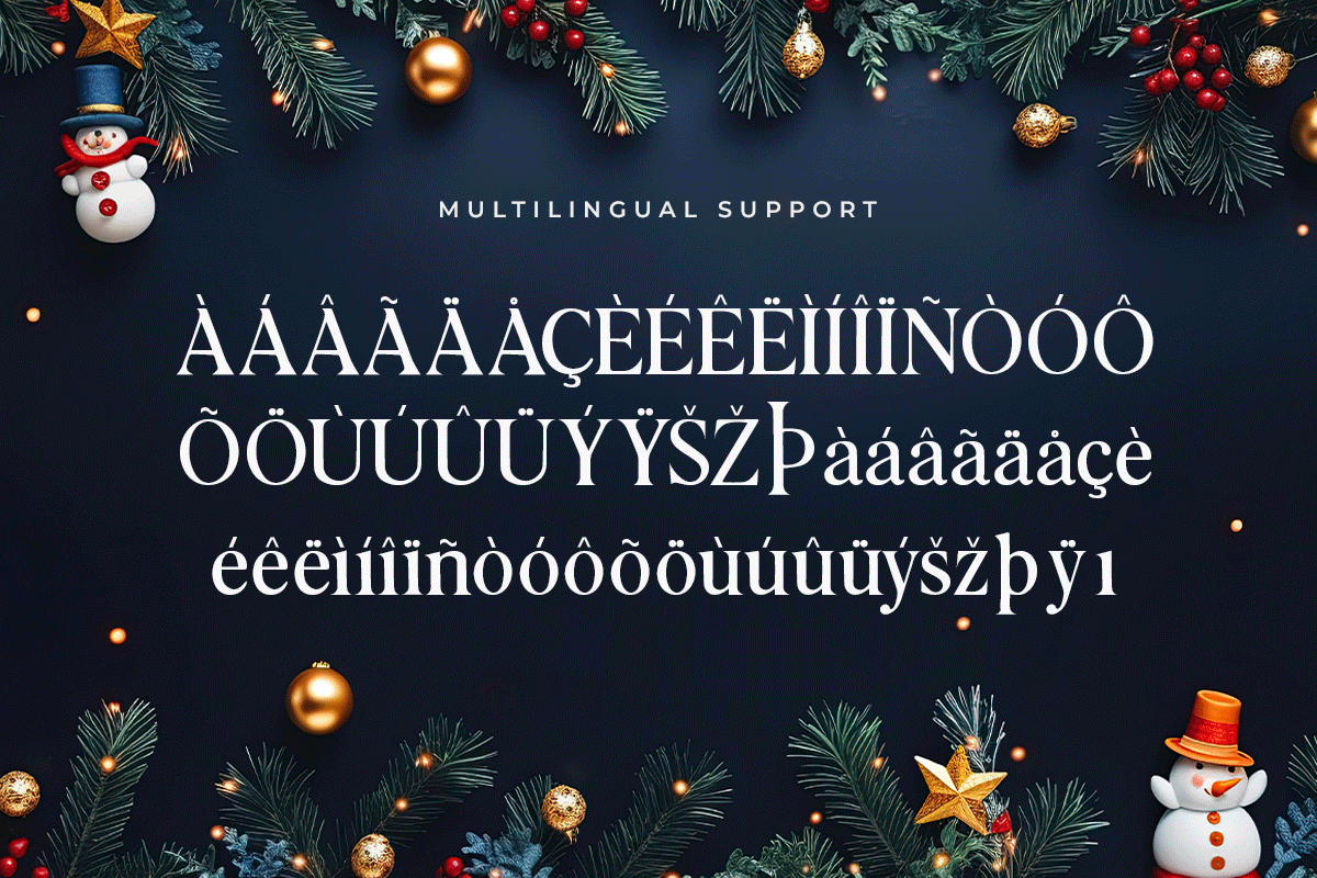 Berrys Christmas A Modern Christmas Font Duo - Image 7