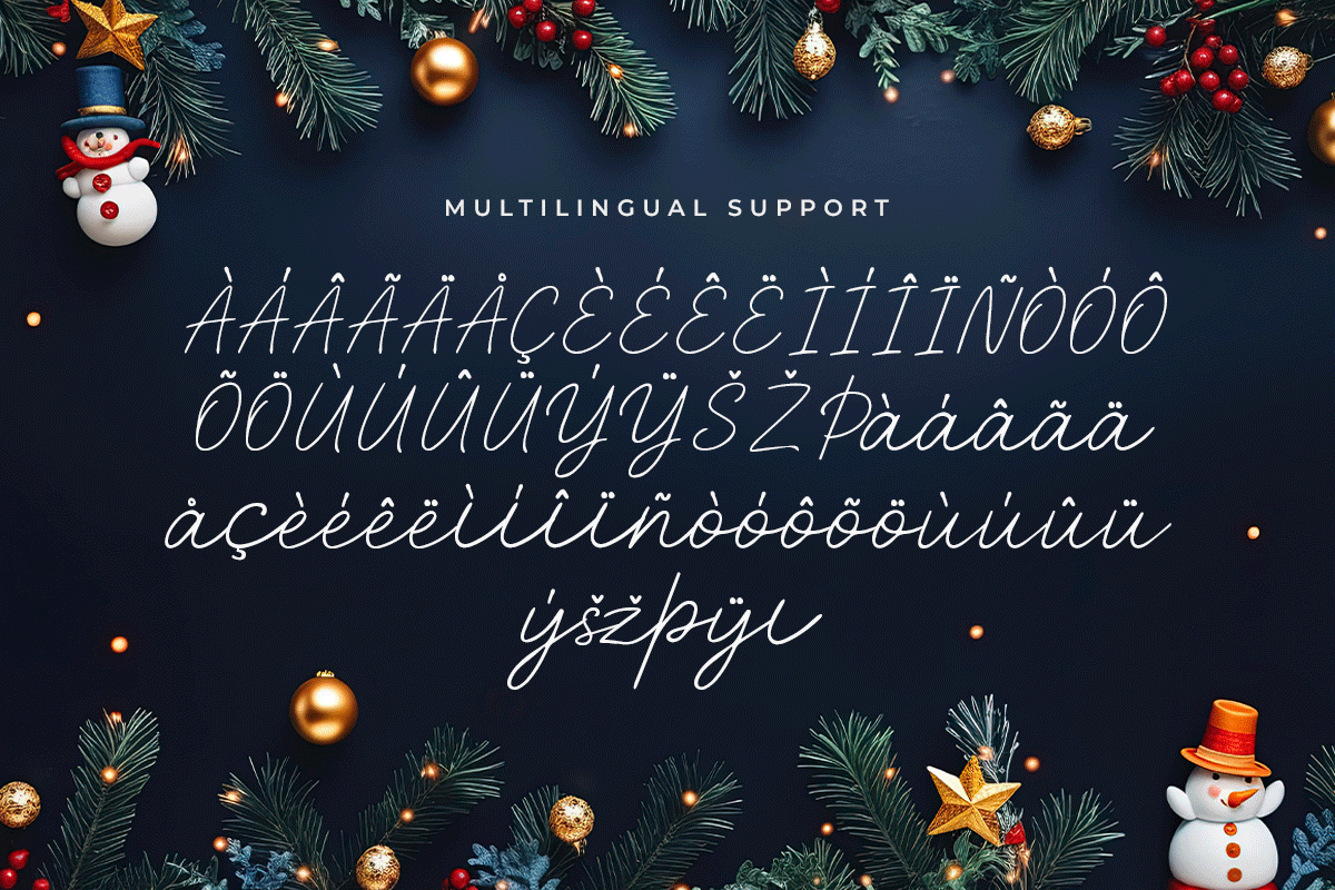 Berrys Christmas A Modern Christmas Font Duo - Image 8