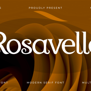 Rosavelle A Modern Classy Serif Font