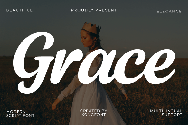 Grace A Modern Script Bold Font - Image 2