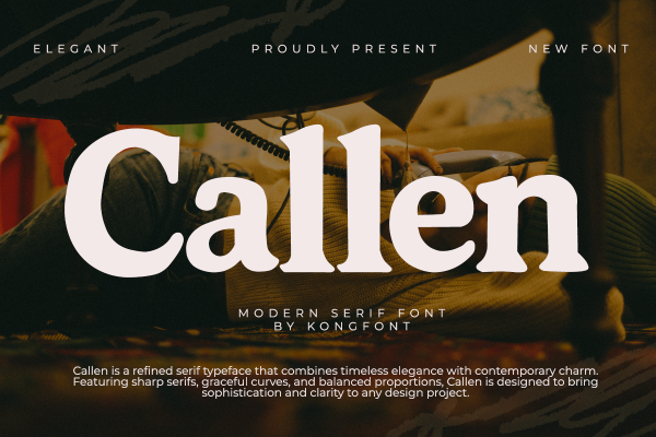 Callen A Modern Classy Serif Font - Image 2