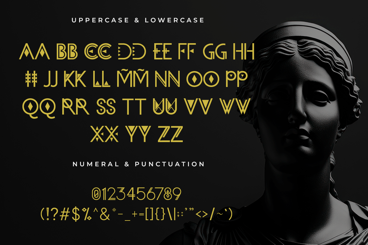 Orcuzo A Modern Display Greek Font - Image 5