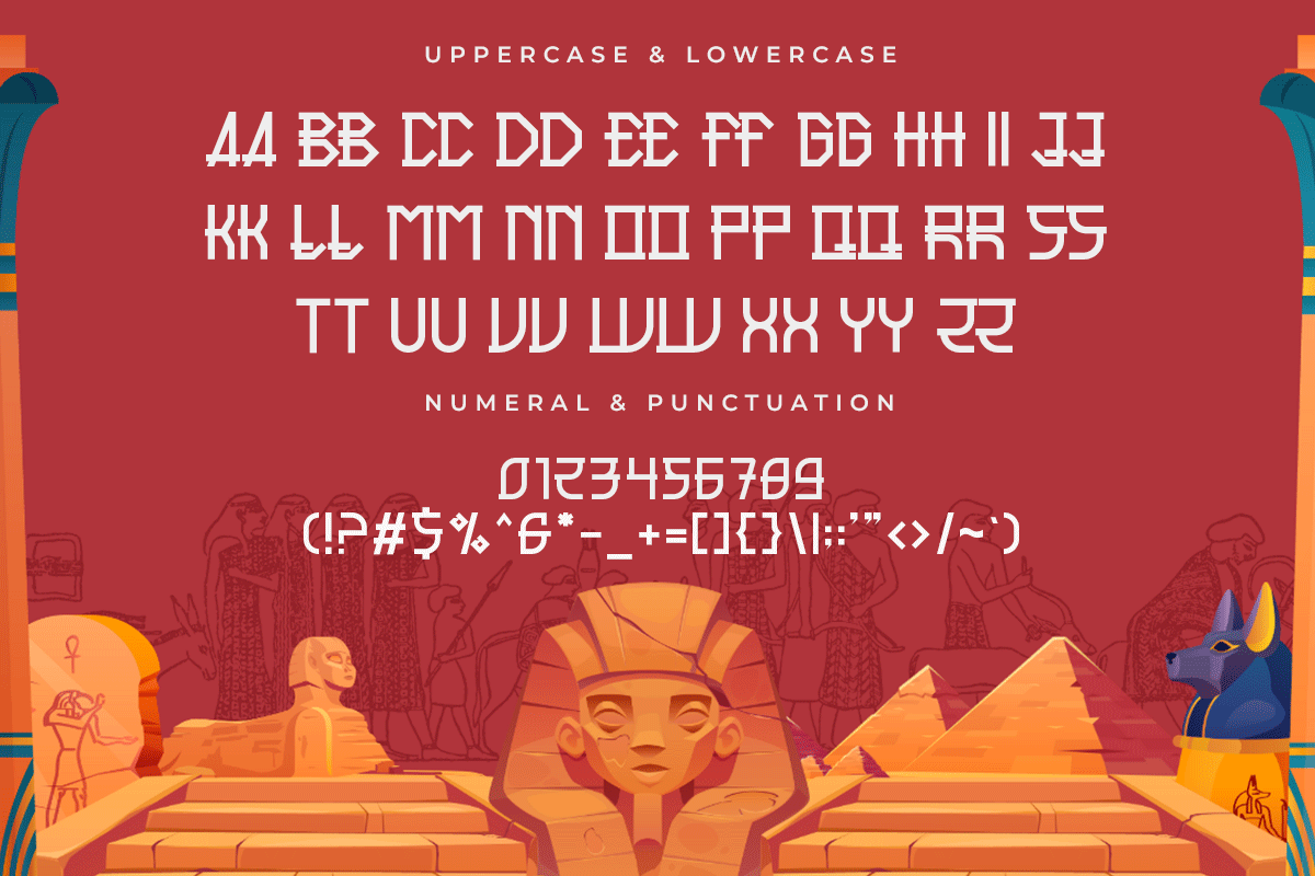 Chorun A Modern Display Egyptian Font - Image 5