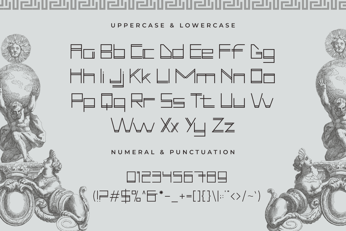 Gralios A Modern Display Greek Font - Image 5