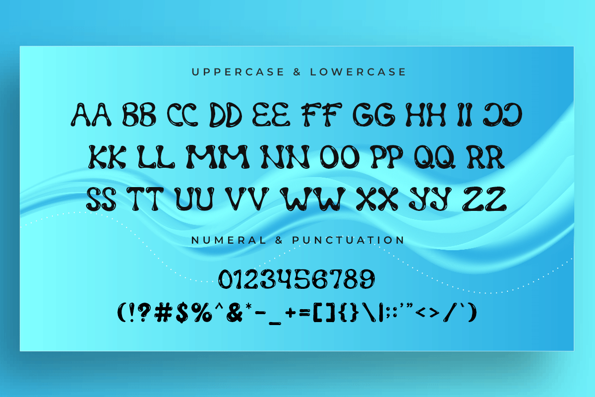 Oceyne A Modern Display Liquid Font - Image 5