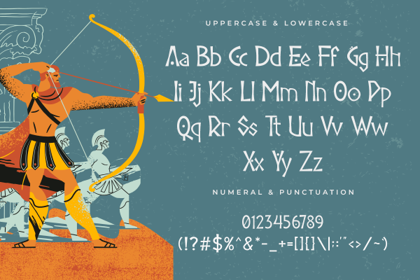 Hellenic A Modern Display Greek Font - Image 5